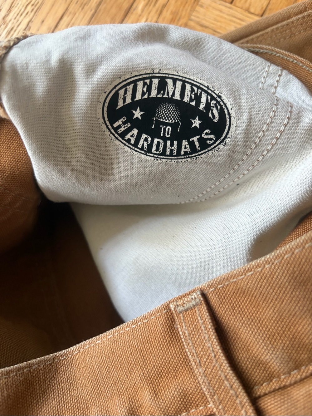 Iconic B01 Carhartt Brown Firm Duck Double-Front Dungaree 36"x30" - Picture 11 of 11